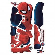 Ultimate Spiderman Peel &amp; Stick Giant Wall Decal   
